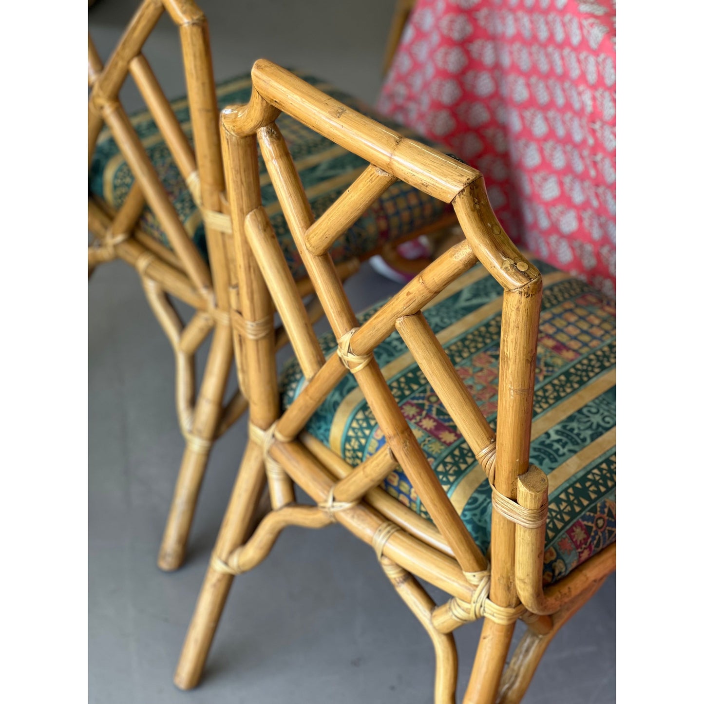 Vintage Cane Dining Setting WAS $1100