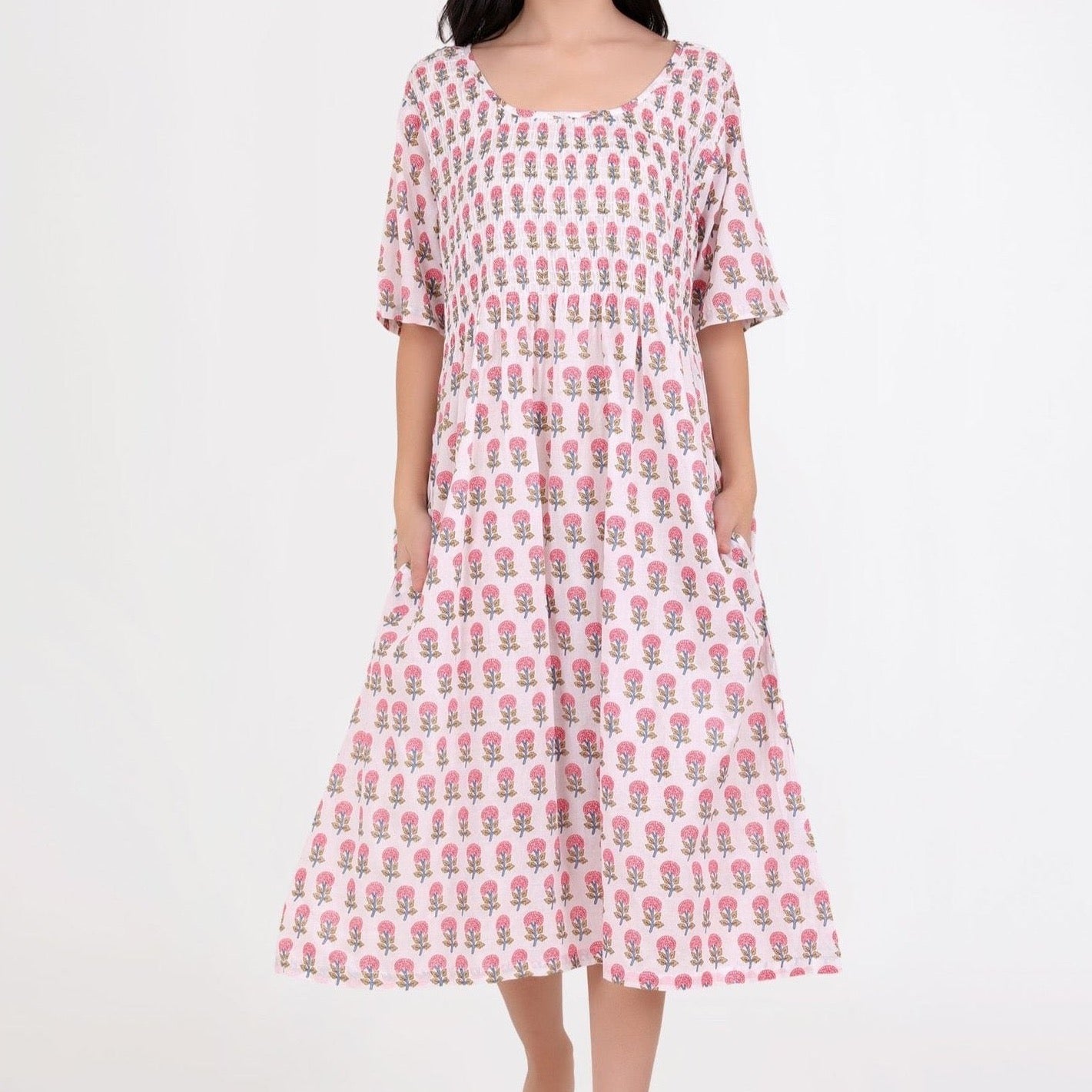 Shirred Bodice Nightie WAS $70