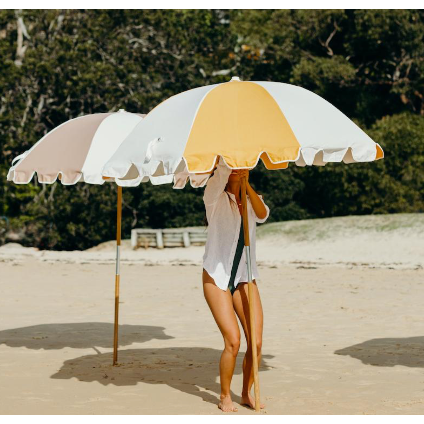 Basil Bangs Weekend Umbrella Marigold