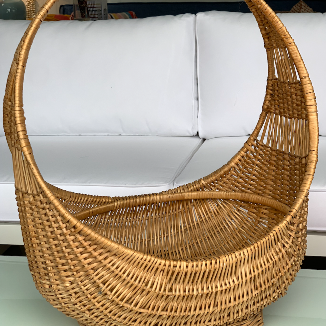 Cane Vintage Basket