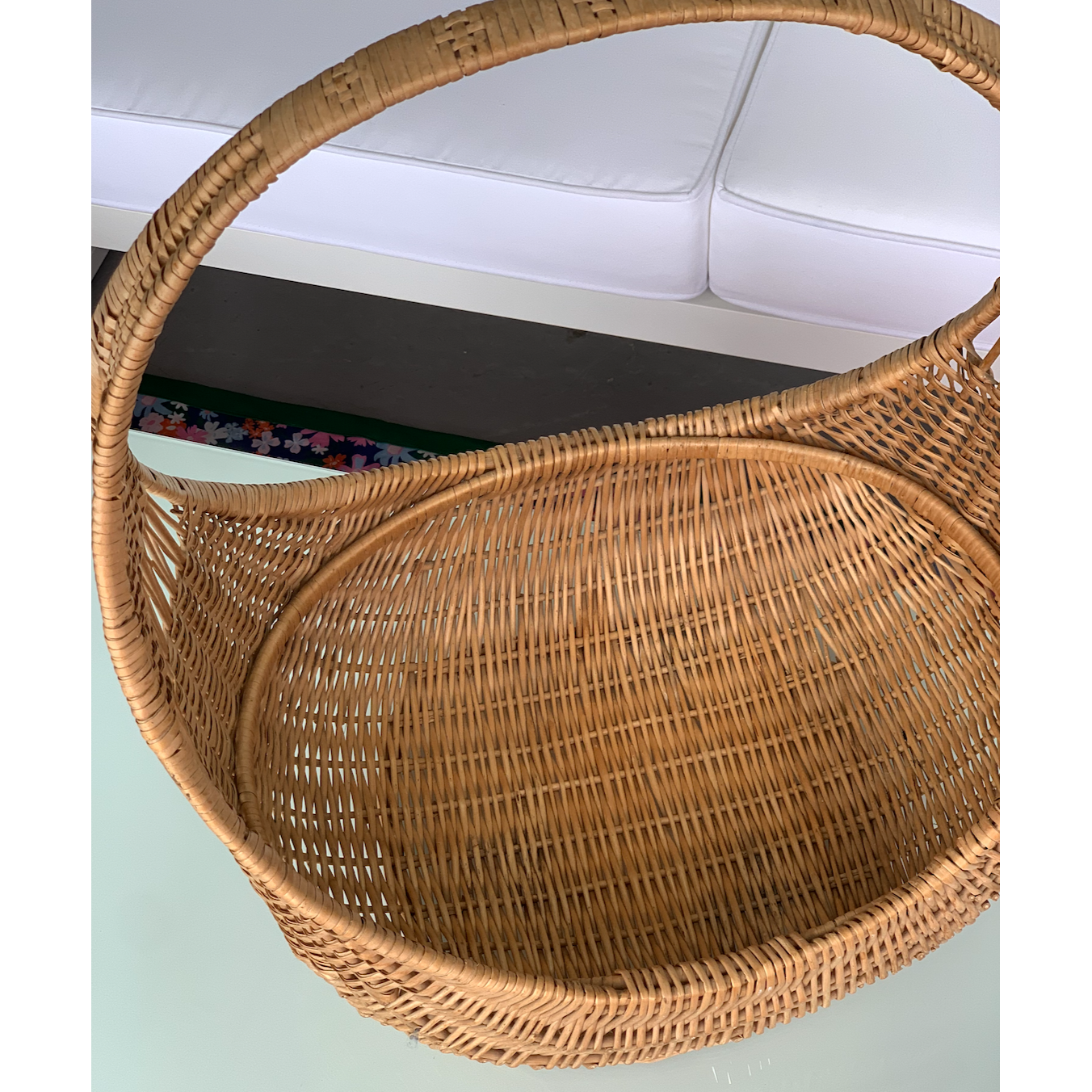 Cane Vintage Basket