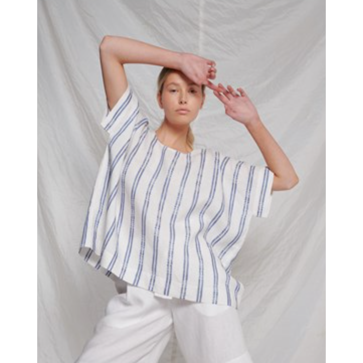 Porcelain China T Top Stripe