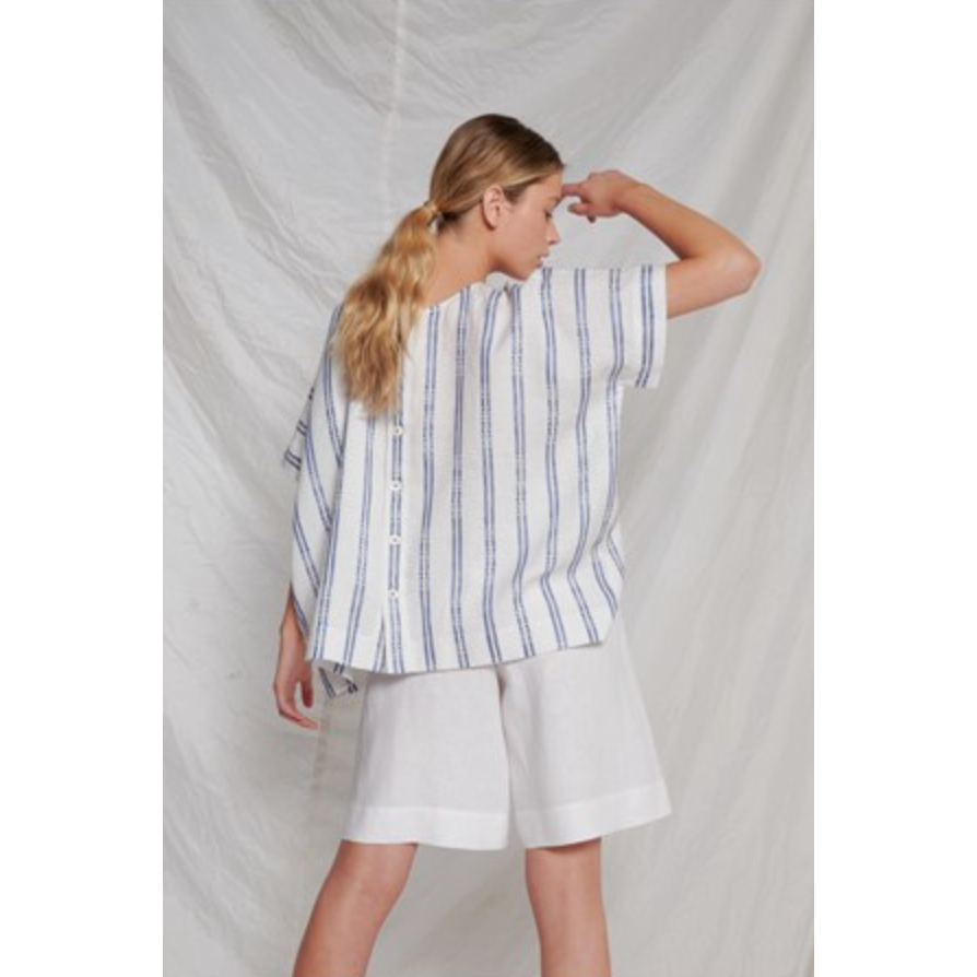Porcelain China T Top Stripe