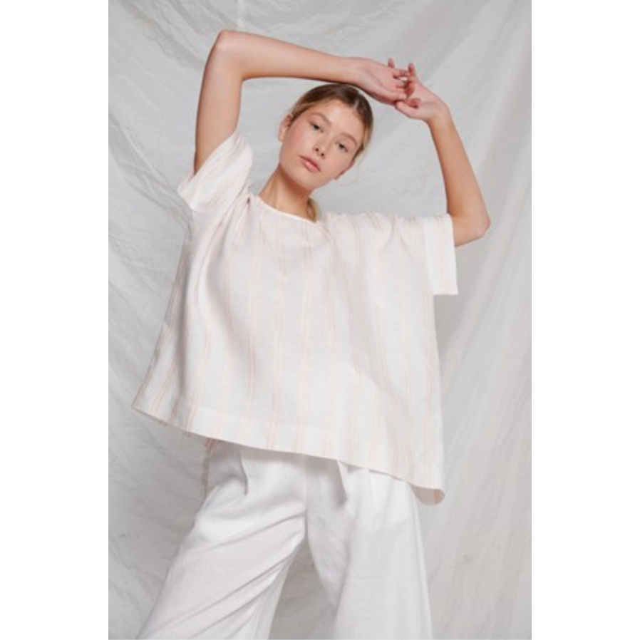 Porcelain China T Top Stripe