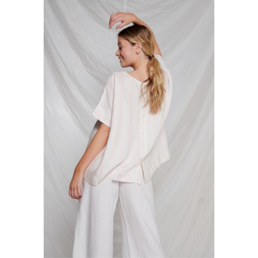 Porcelain China T Top Stripe