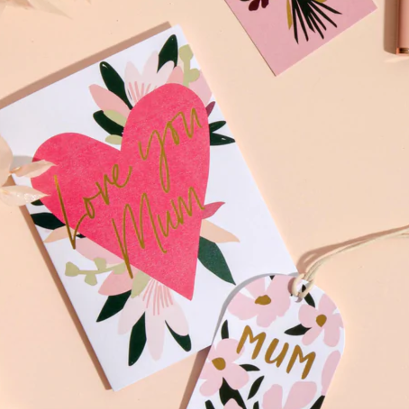 Elm Paper Mum + Dad Card