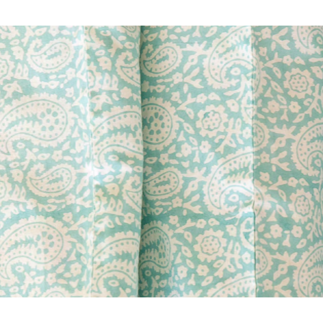 Mandalay Designs Paisley Vines Nile Blue Bed Linen