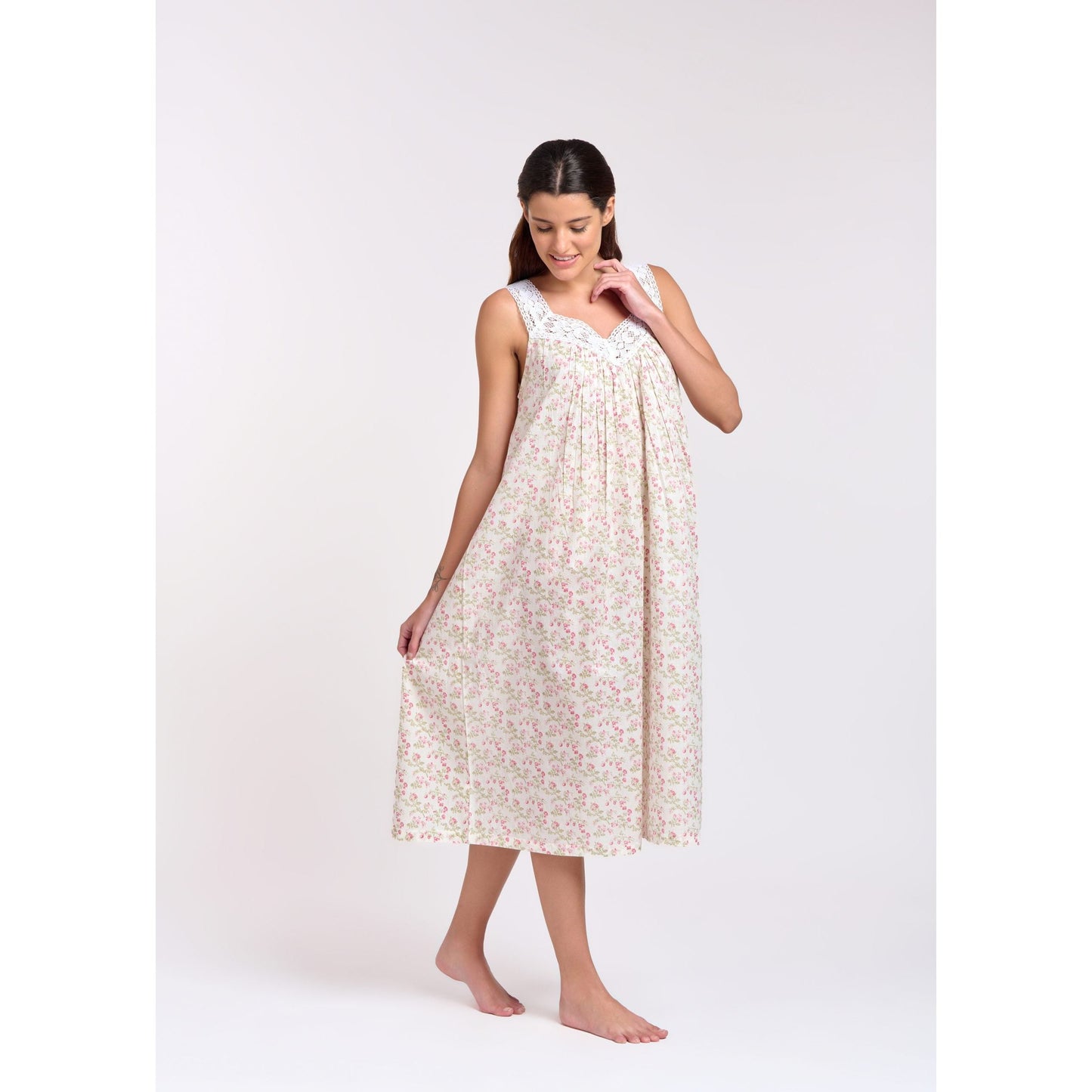 Laced V-Neck Nightie HALF PRICE