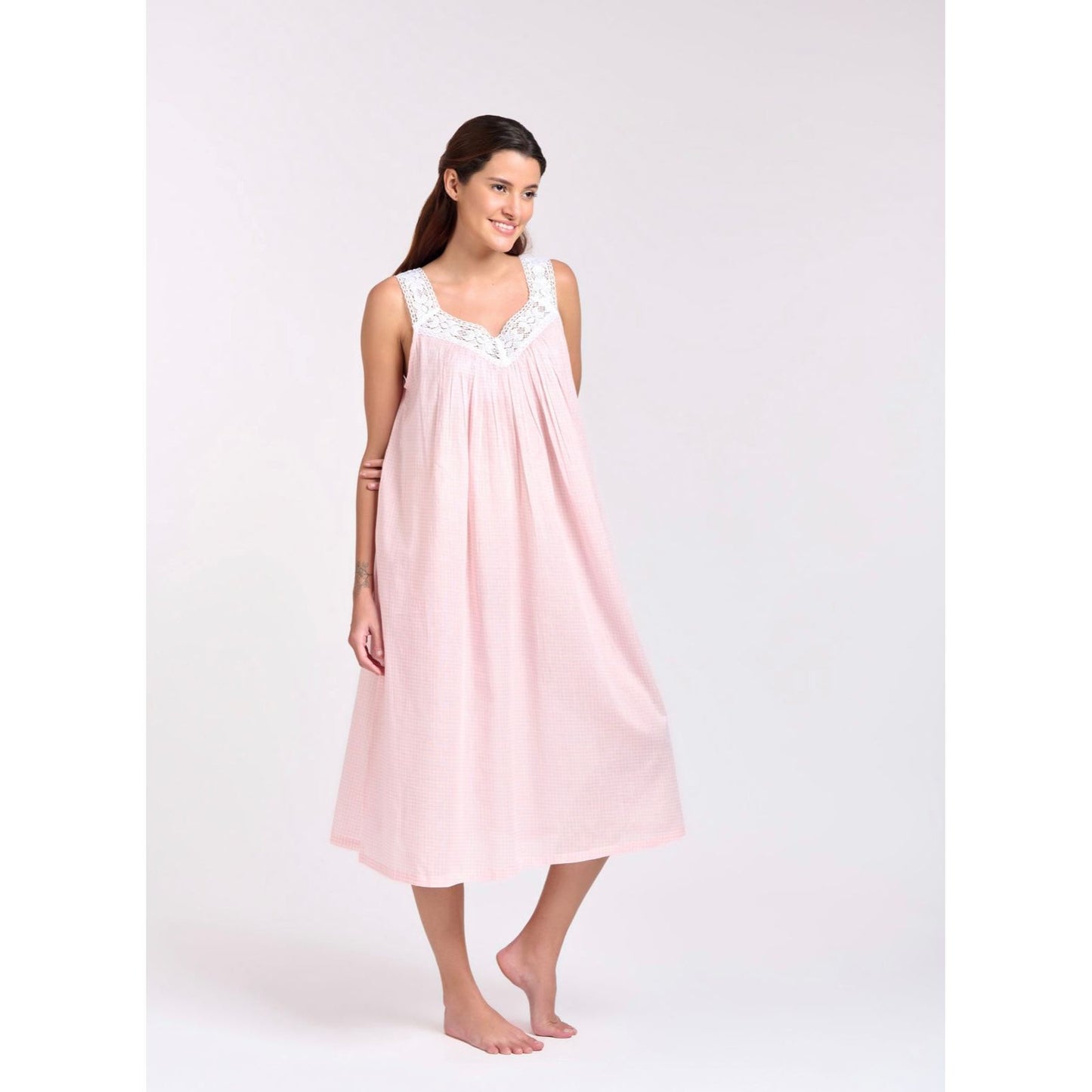Laced V-Neck Nightie HALF PRICE