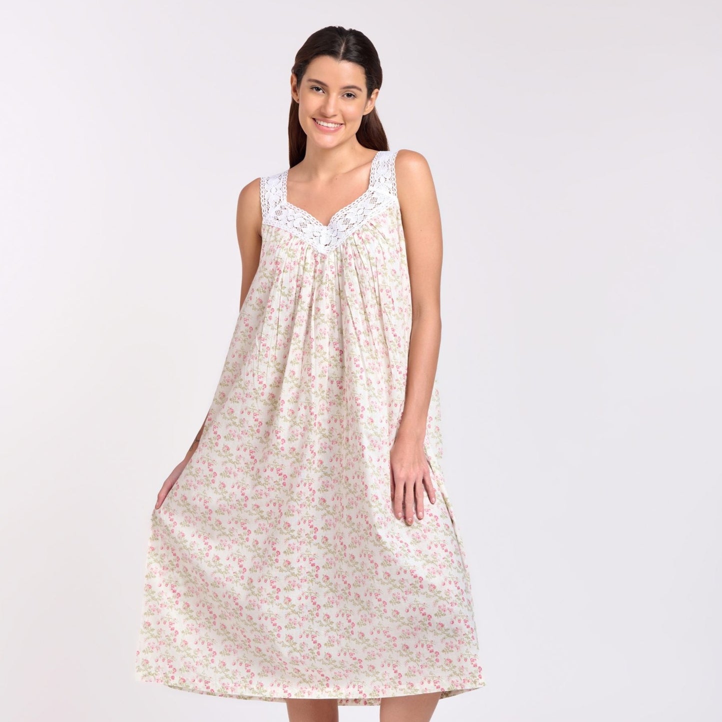 Laced V-Neck Nightie HALF PRICE