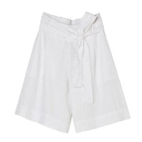 Porcelain Contrast Belted Mata Short WAS $300