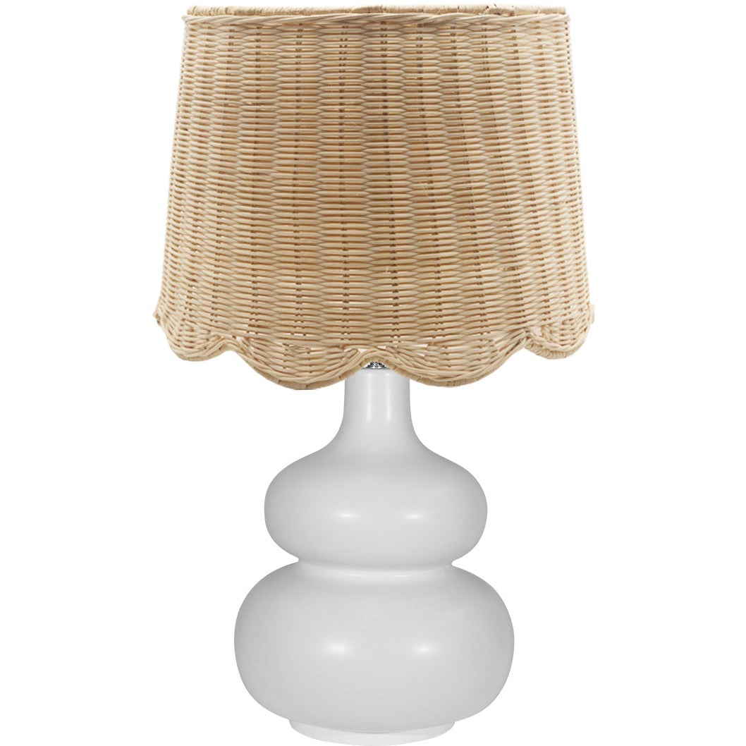 Scallop Rattan Shade
