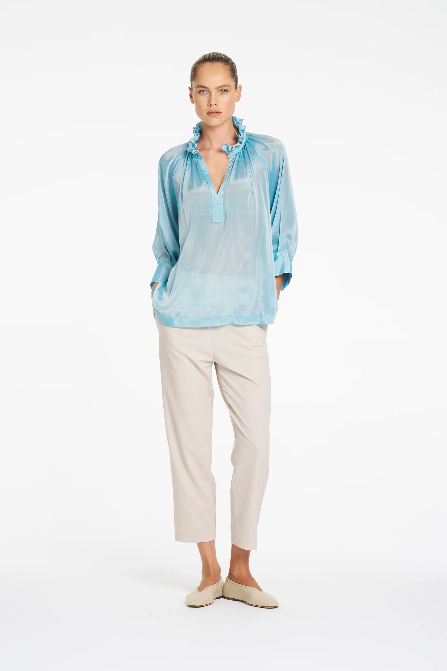Mela Purdie Roman Blouse
