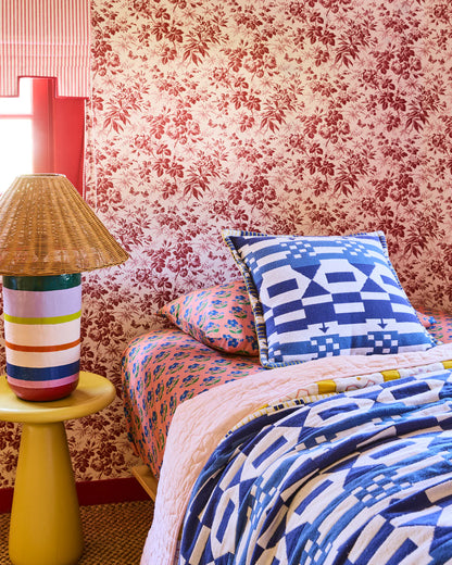 Kip & Co X Anna Spiro Tik Tak Woven Cushion