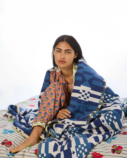 Kip & Co X Anna Spiro Tik Tak Woven Throw