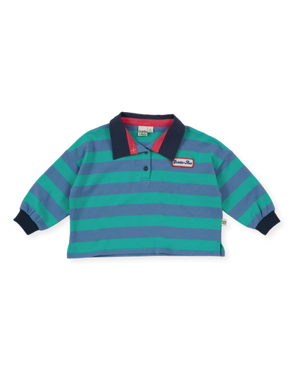 Goldie + Ace Rugby Stripe Terry Sweat Top