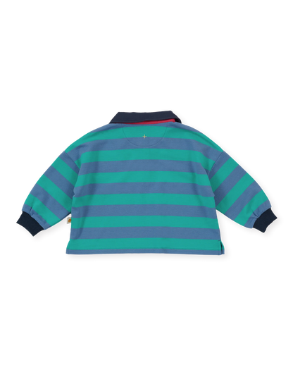 Goldie + Ace Rugby Stripe Terry Sweat Top