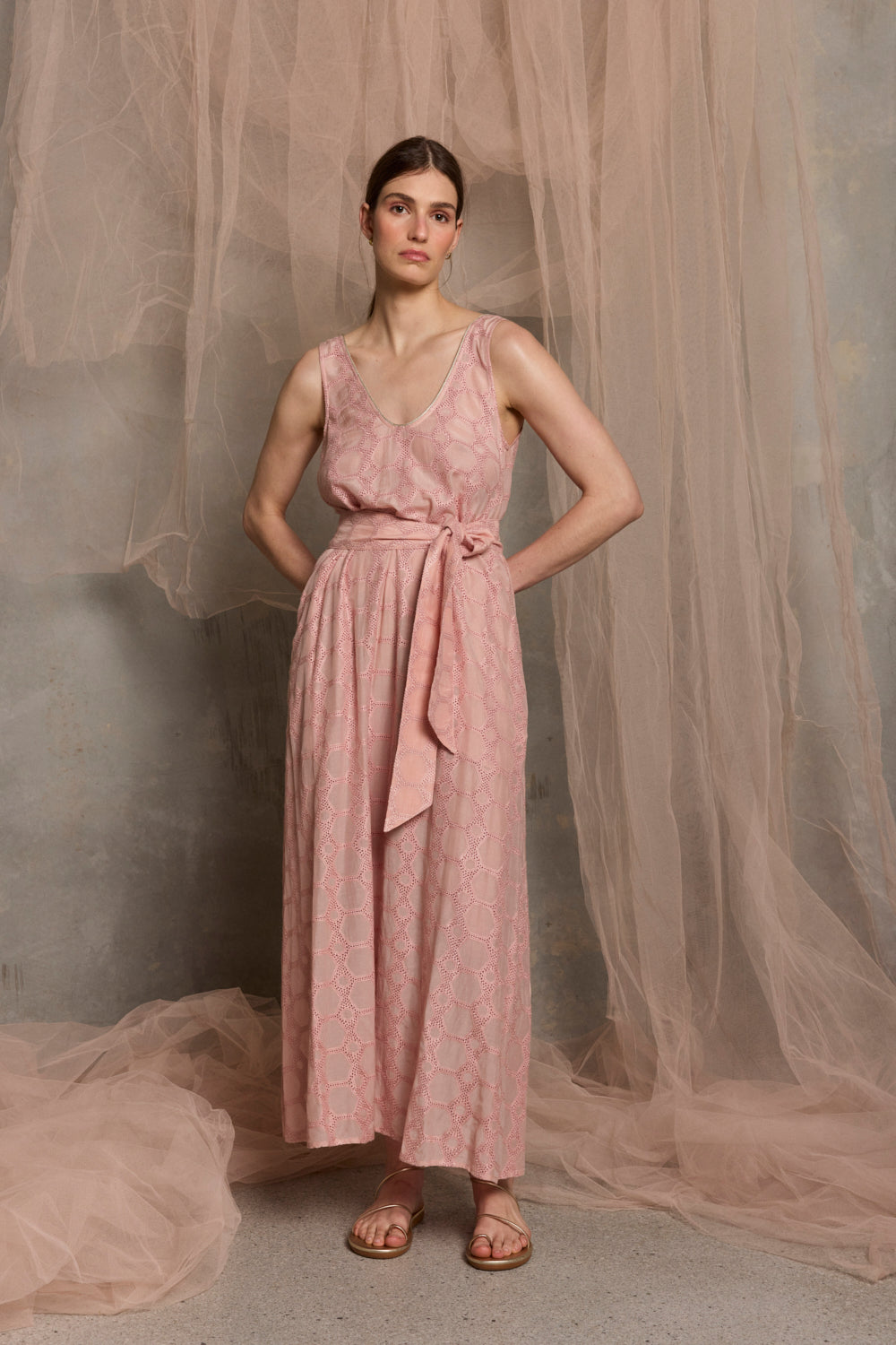 Milazzo Belted Maxi Dress