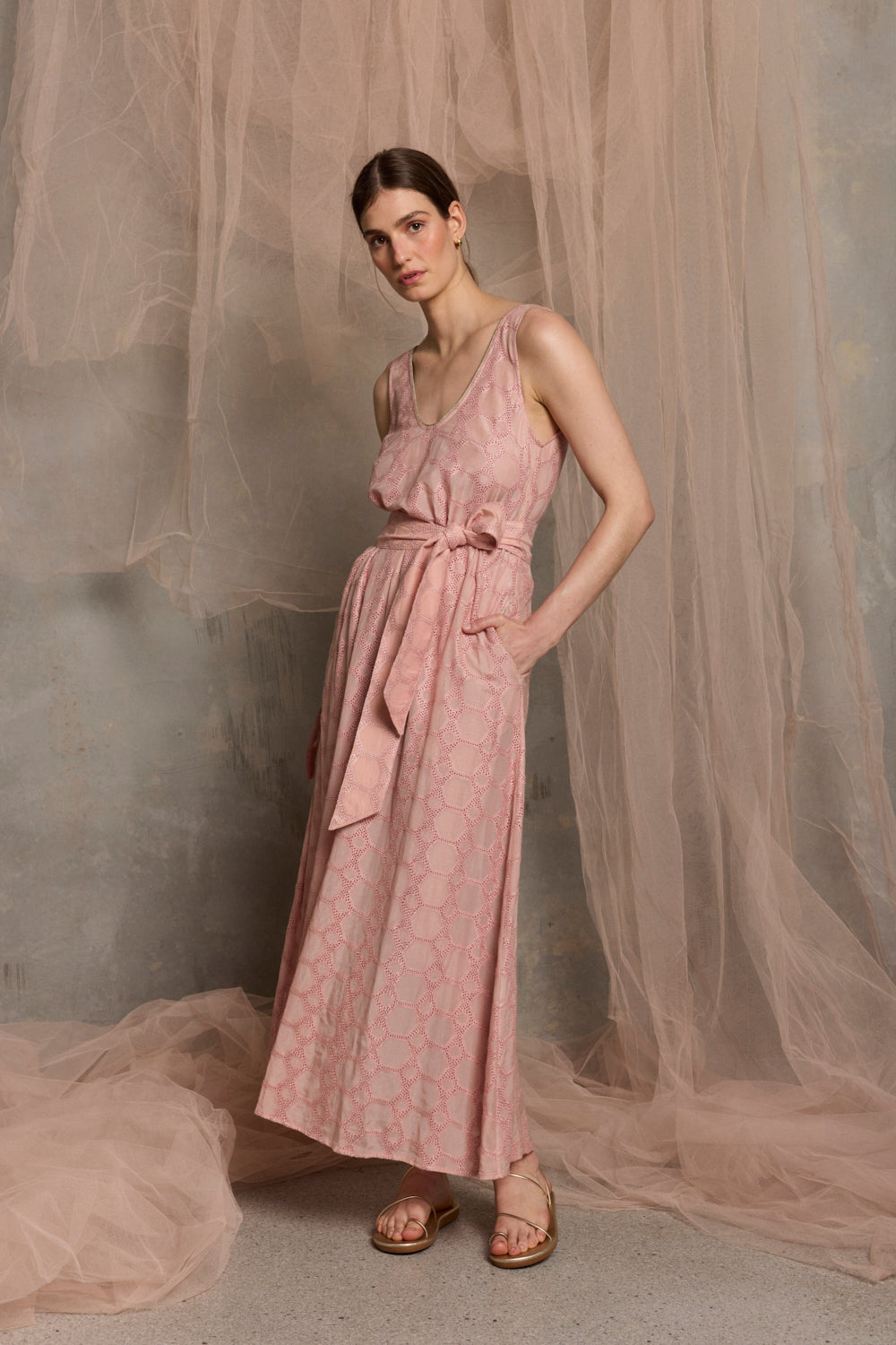 Milazzo Belted Maxi Dress