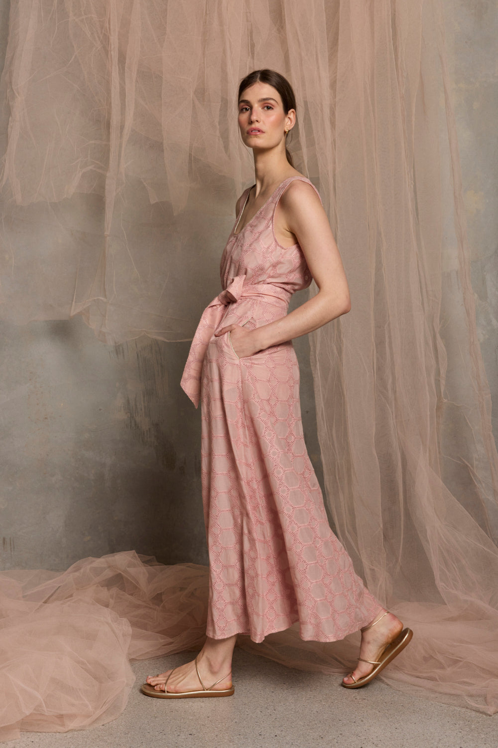 Milazzo Belted Maxi Dress