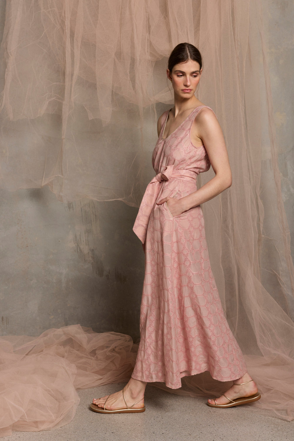 Milazzo Belted Maxi Dress