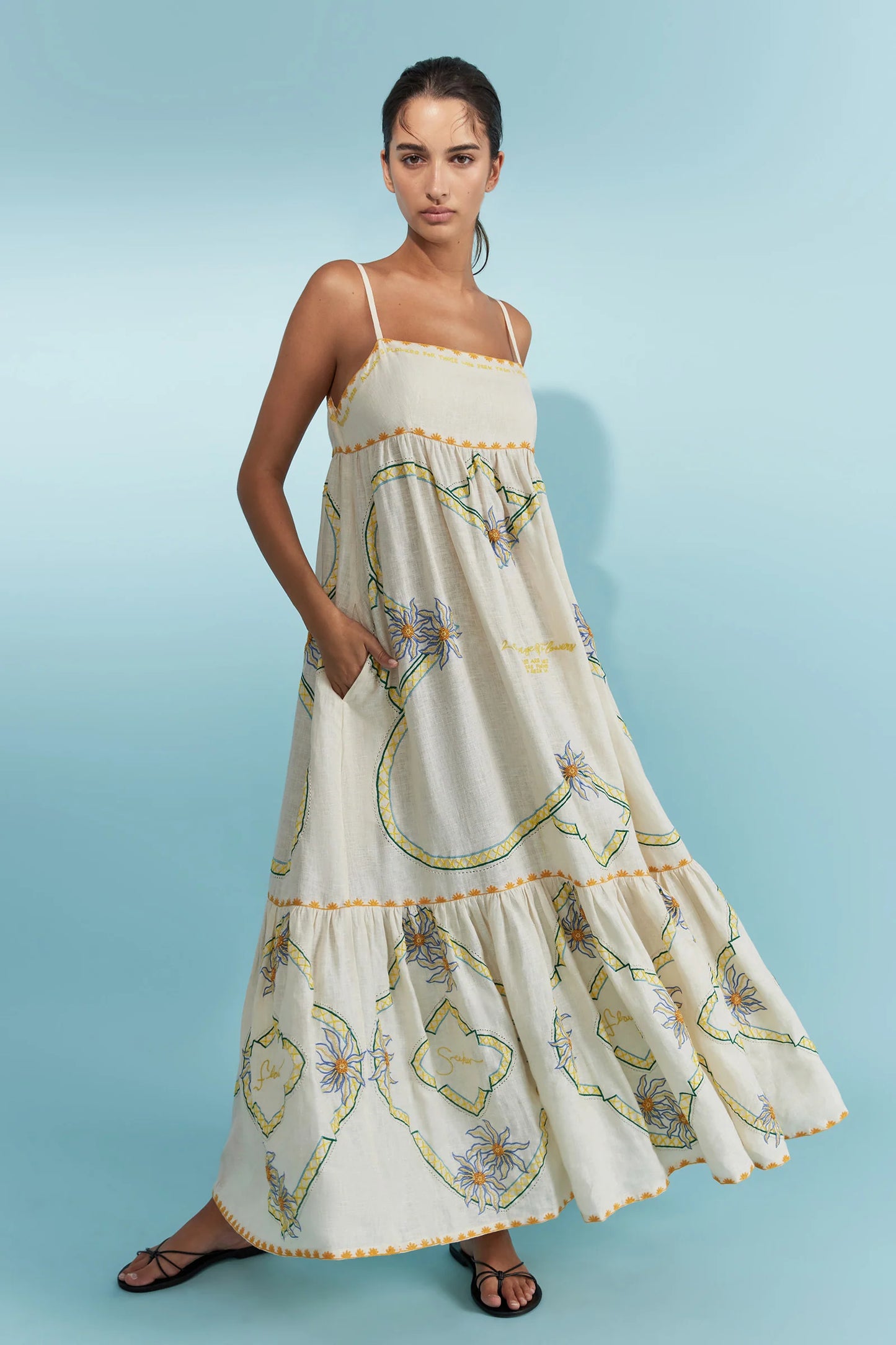 Antipodean Flower Seeker Sun Dress