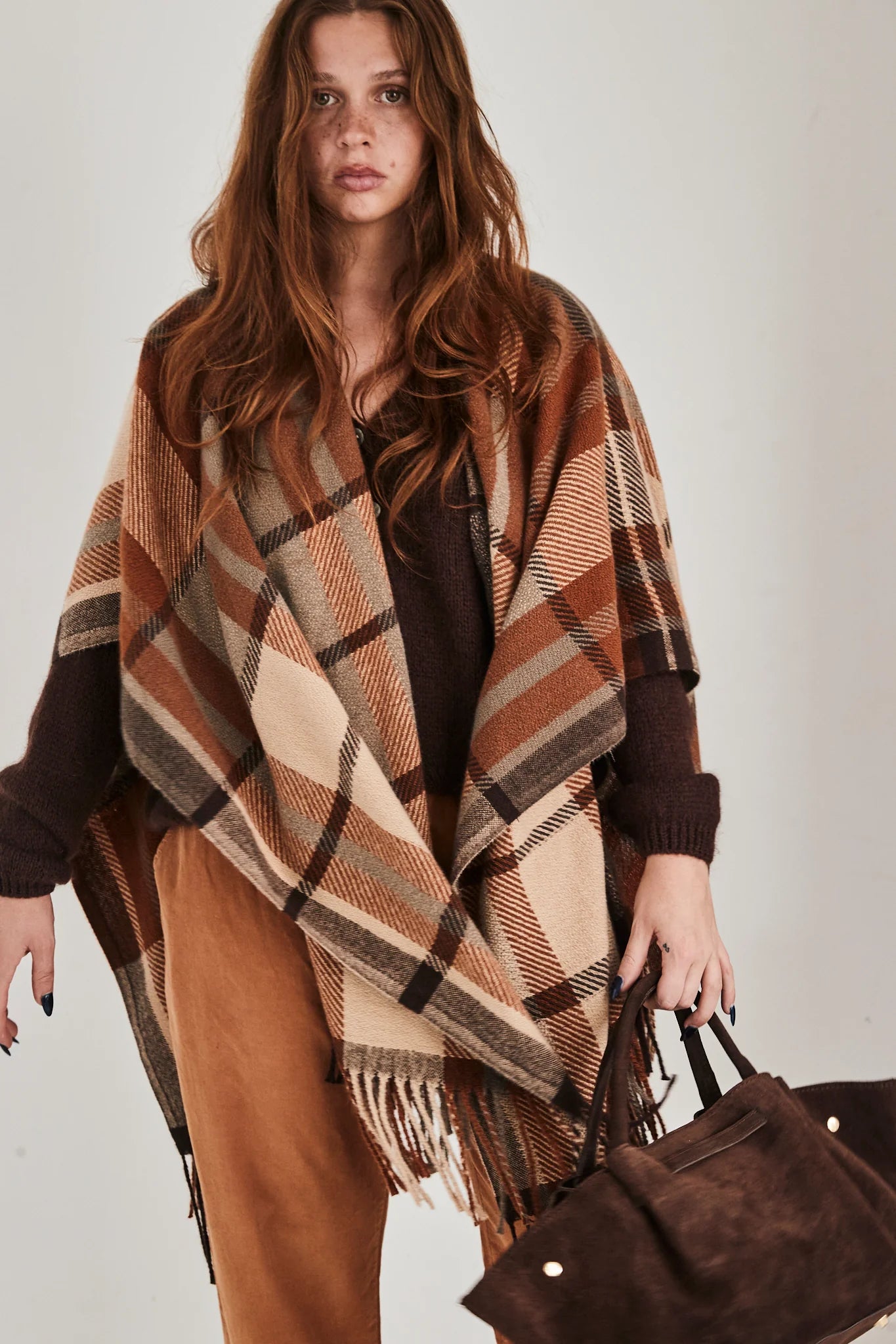 Mamapapa Poncho Checkers