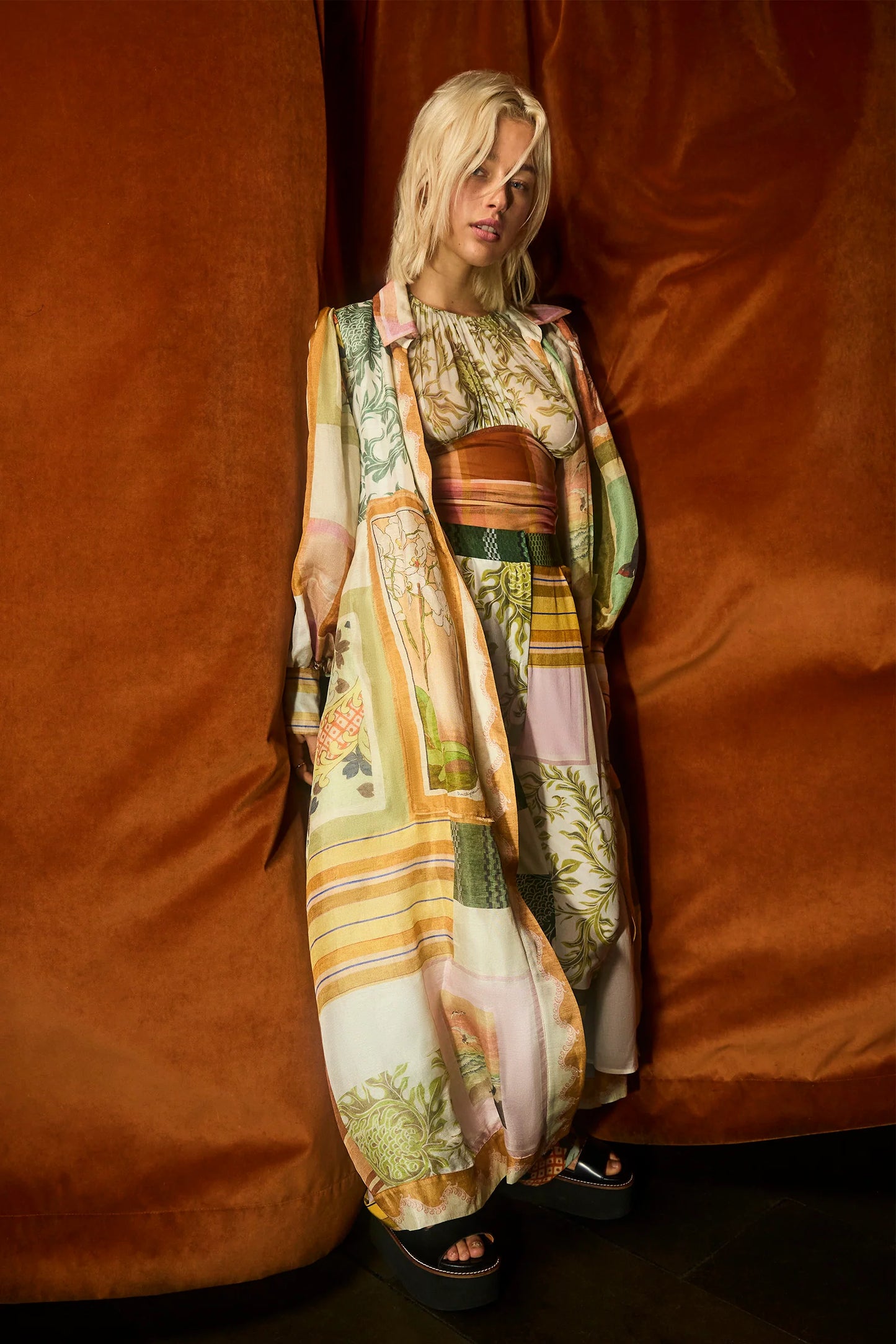Antipodean Wabi Sabi Wrap Dress