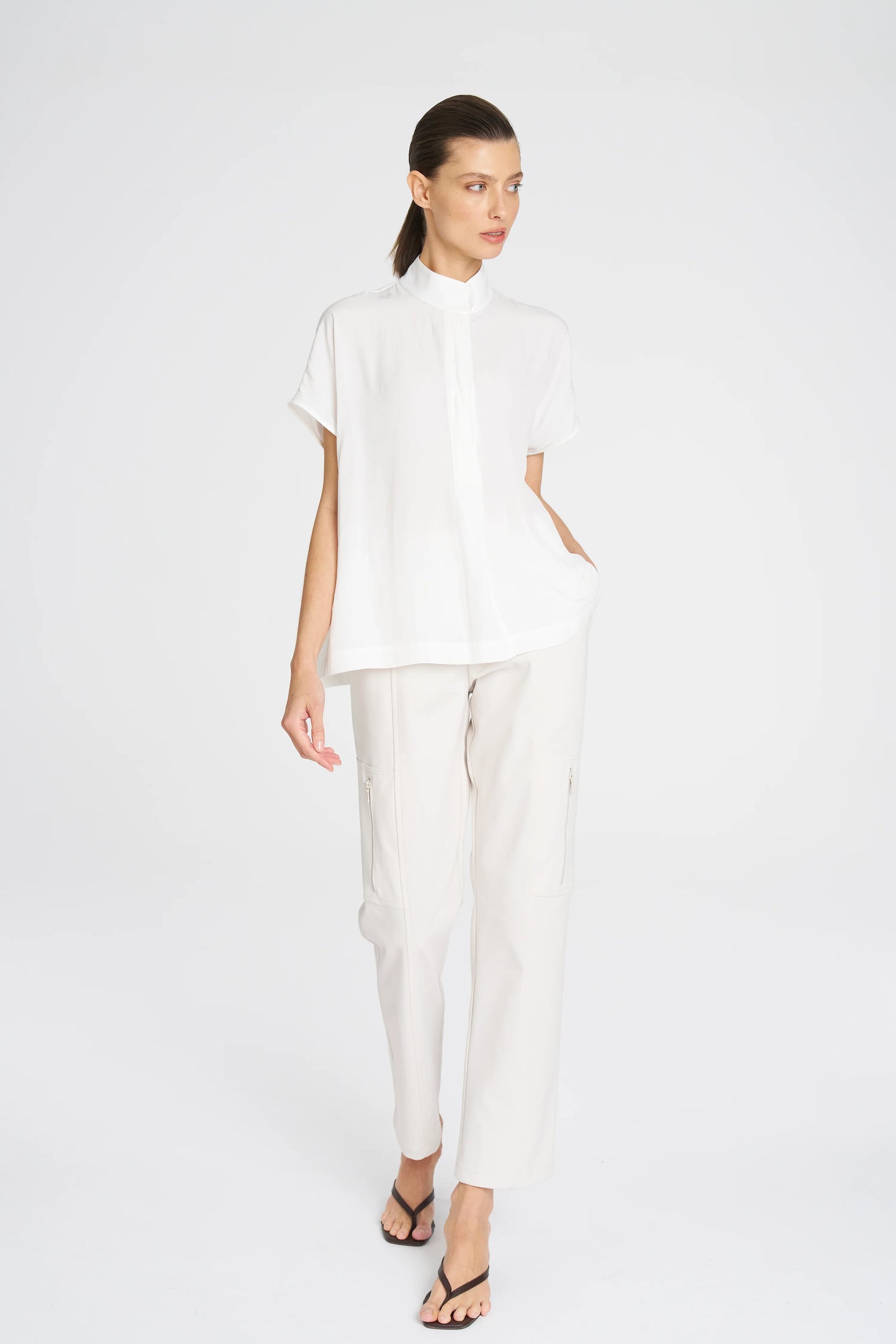 Mela Purdie Funnel Shell Top