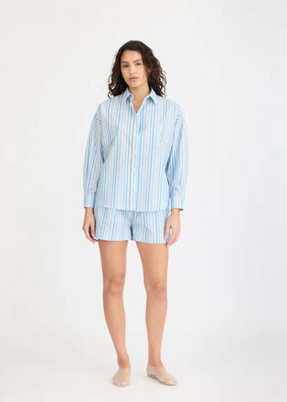 LMND Chiara Long Sleeve Stripe Shirt