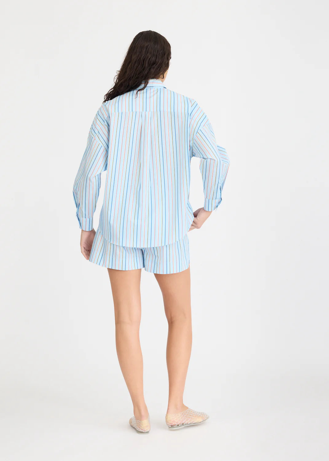 LMND Chiara Long Sleeve Stripe Shirt