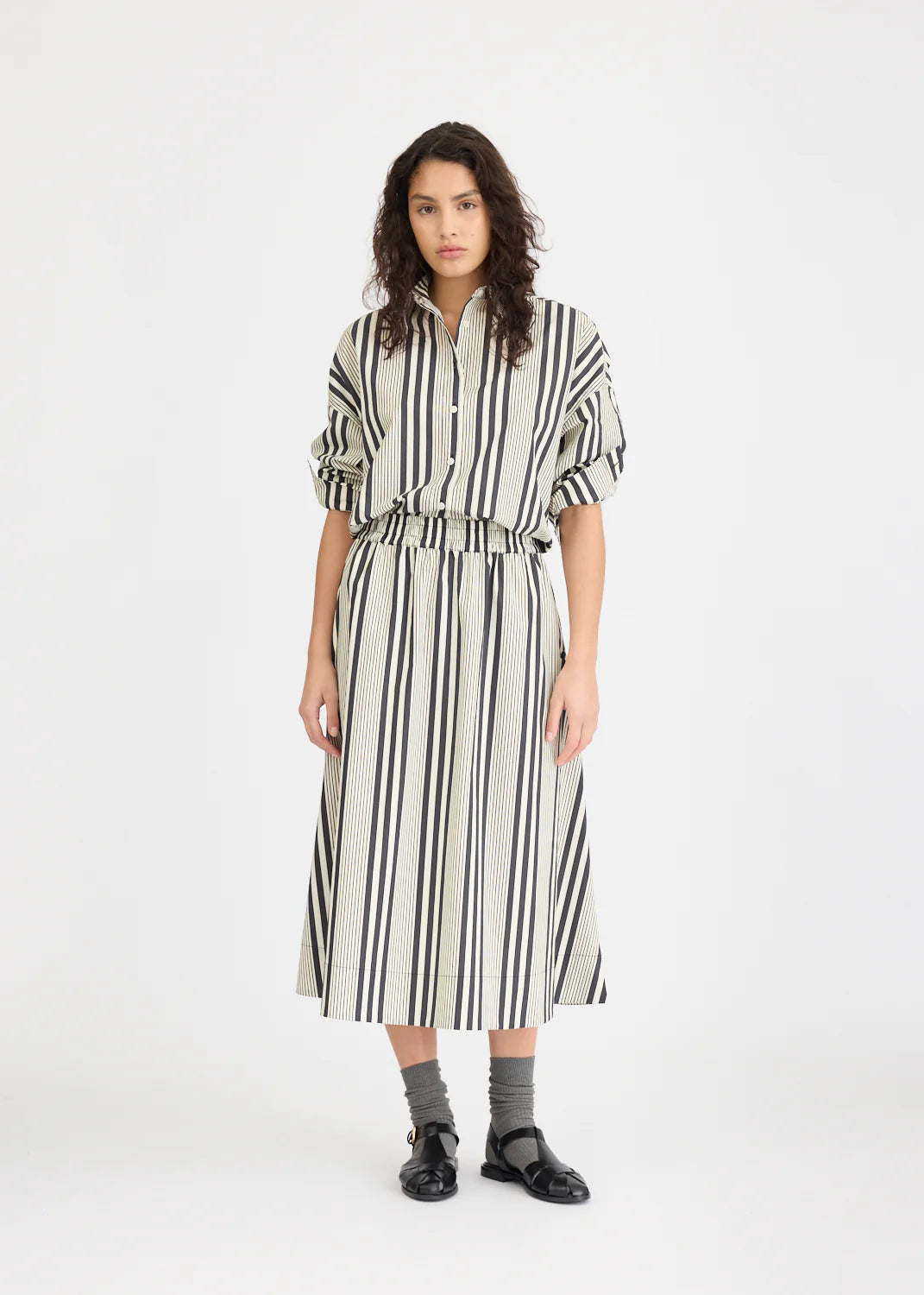 LMND Chiara Skirt Stripe