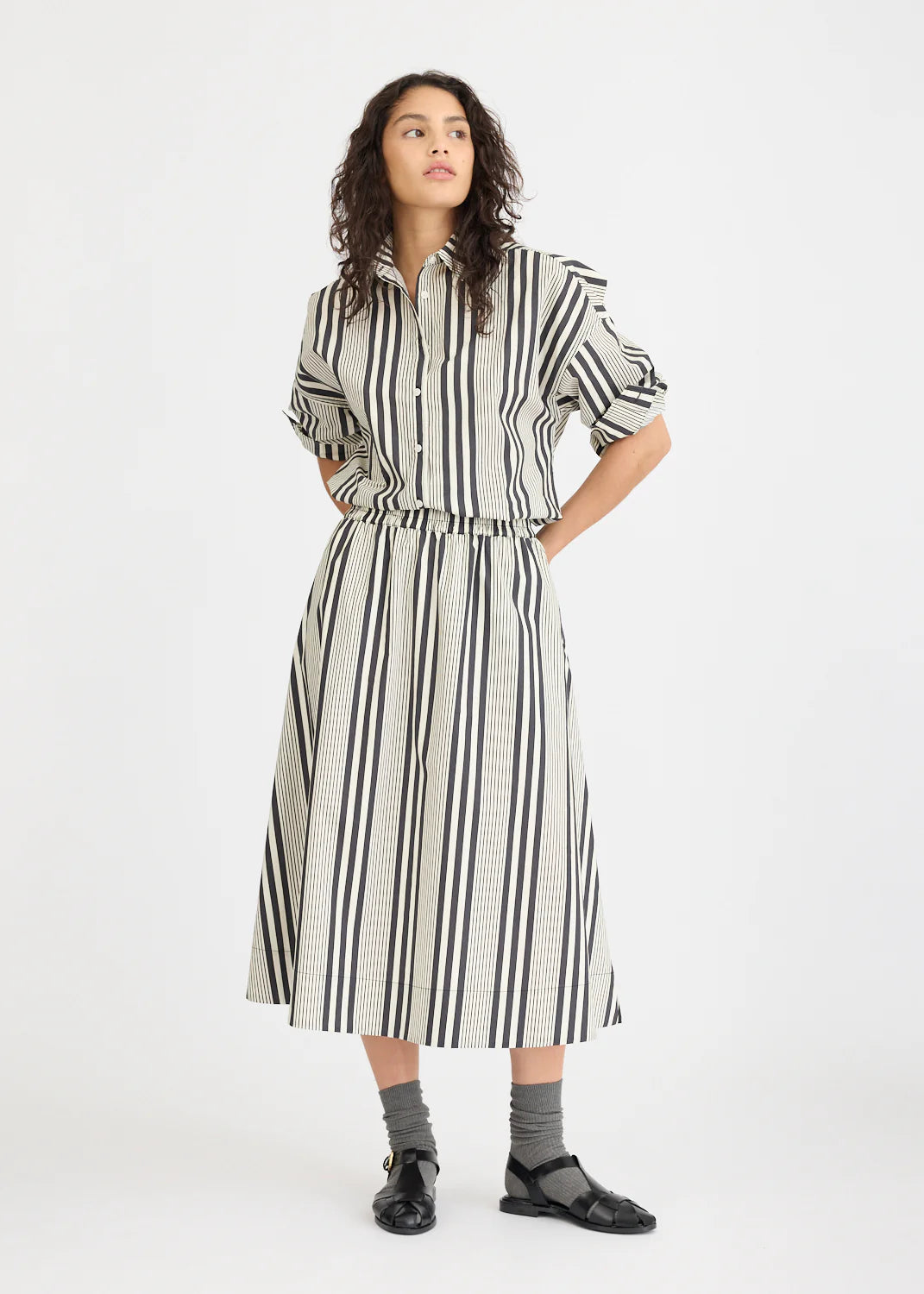 LMND Chiara Skirt Stripe