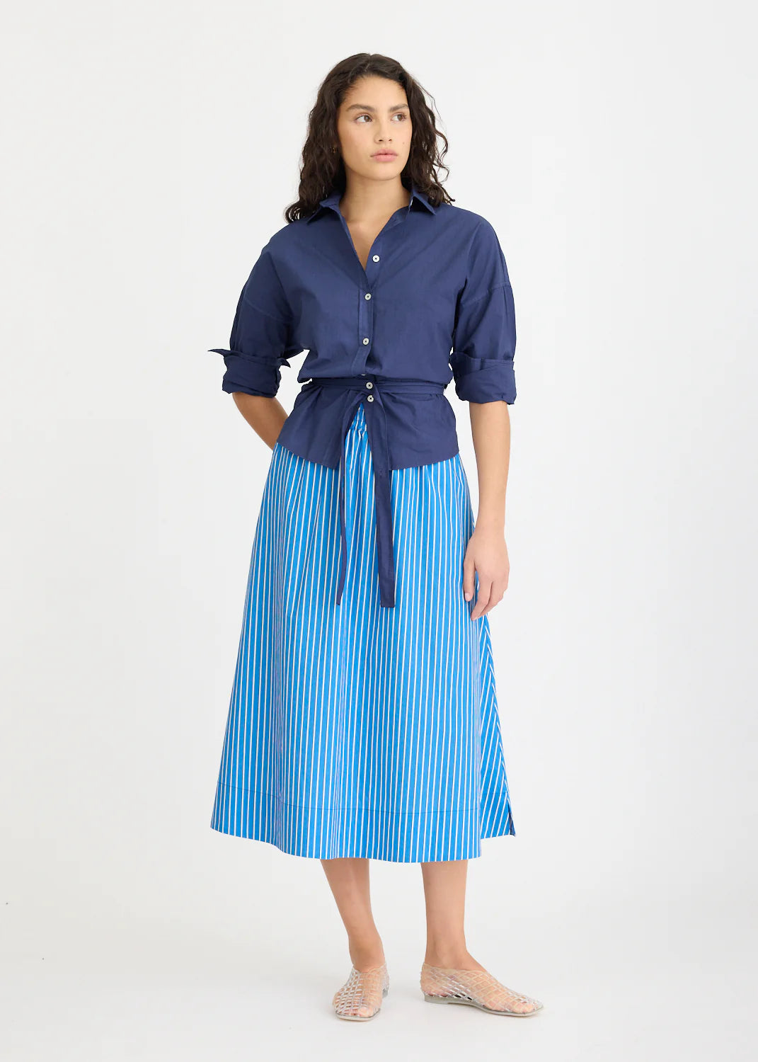 LMND Chiara Skirt Stripe