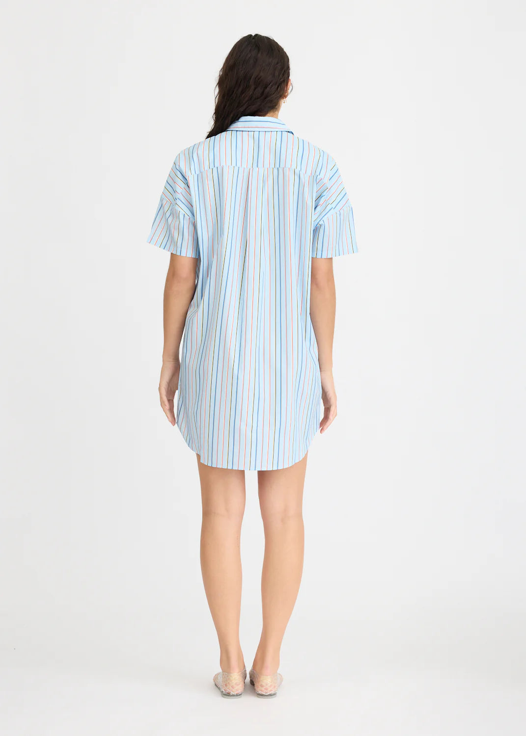 LMND Chiara Mini Dress Multi Stripe