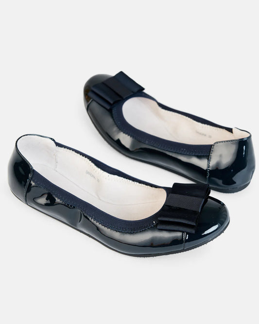 Sandra Patent Leather Ballet