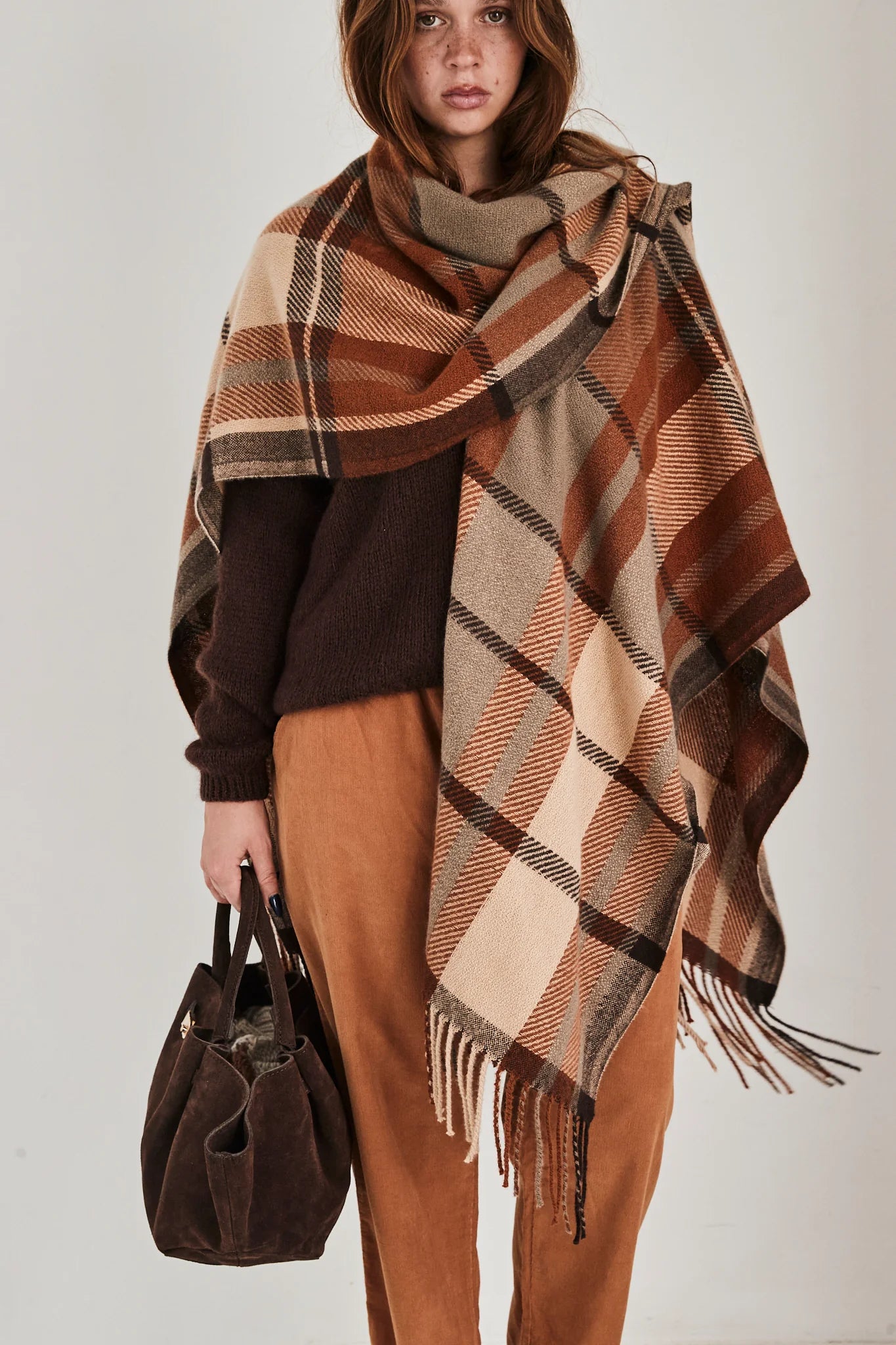 Mamapapa Poncho Checkers