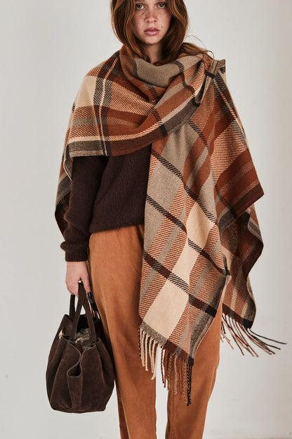 Mamapapa Poncho Checkers