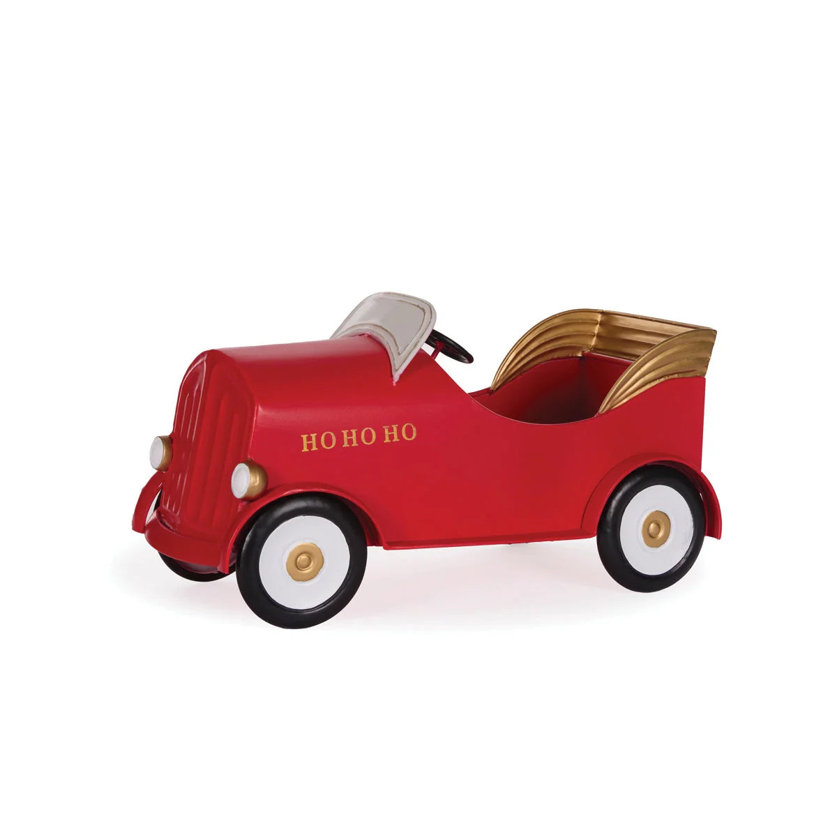 Vintage Red Santa Car