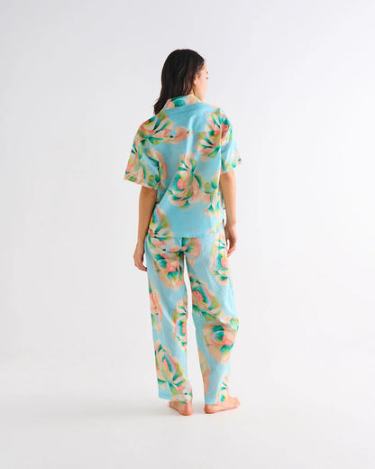 Kip & Co Big Beauty Floral Organic Cotton Pyjamas