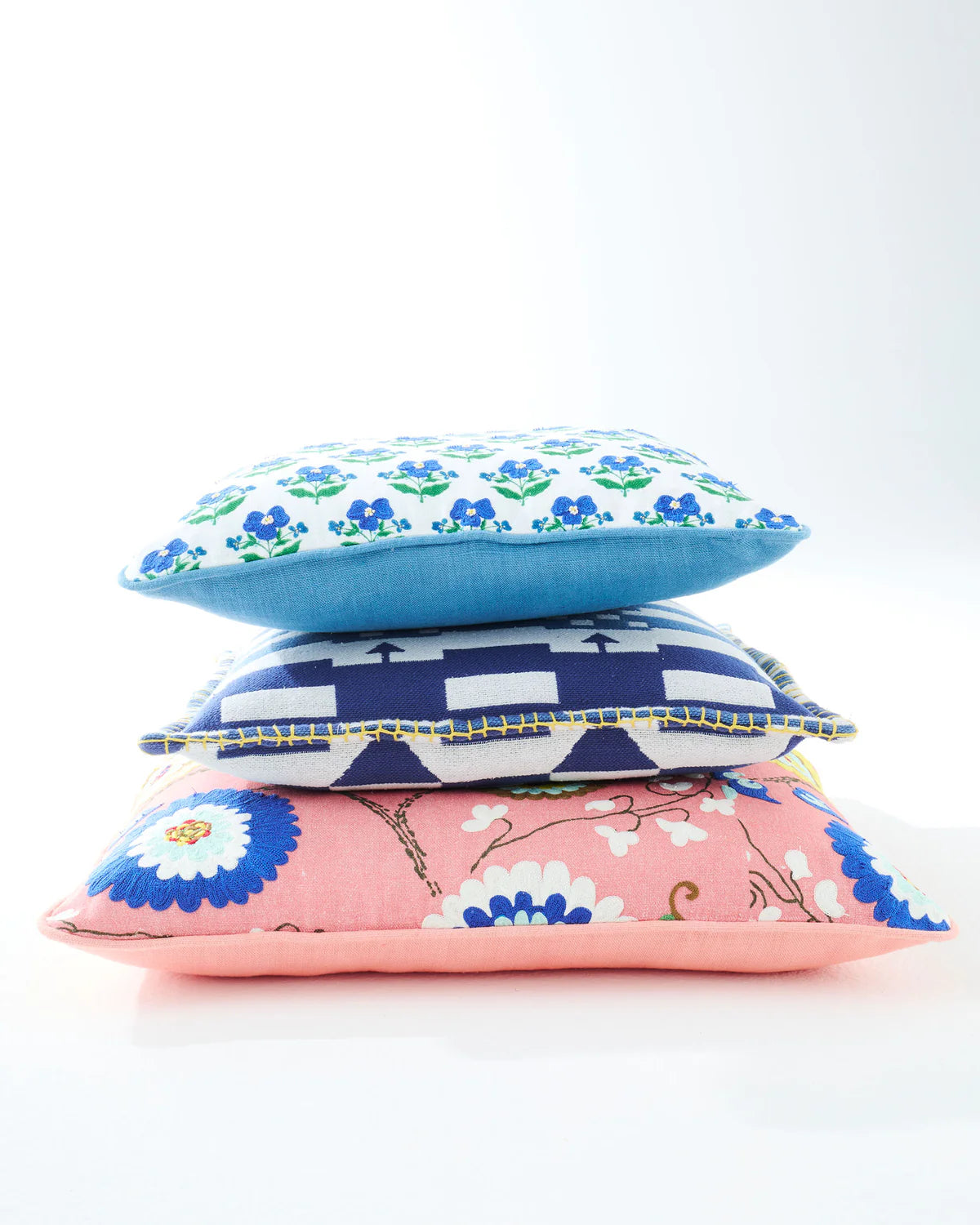 Kip & Co X Anna Spiro Tik Tak Woven Cushion