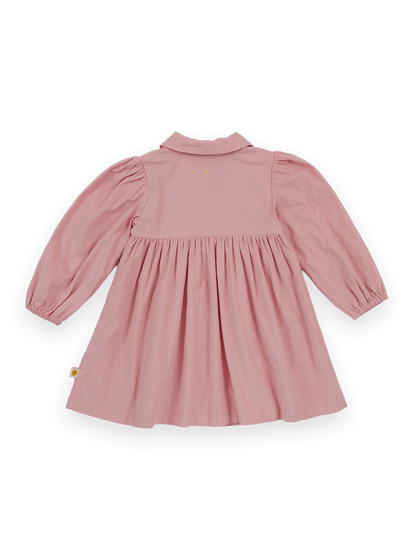 Goldie + Ace Wild Strawberry Corduroy Collar Dress