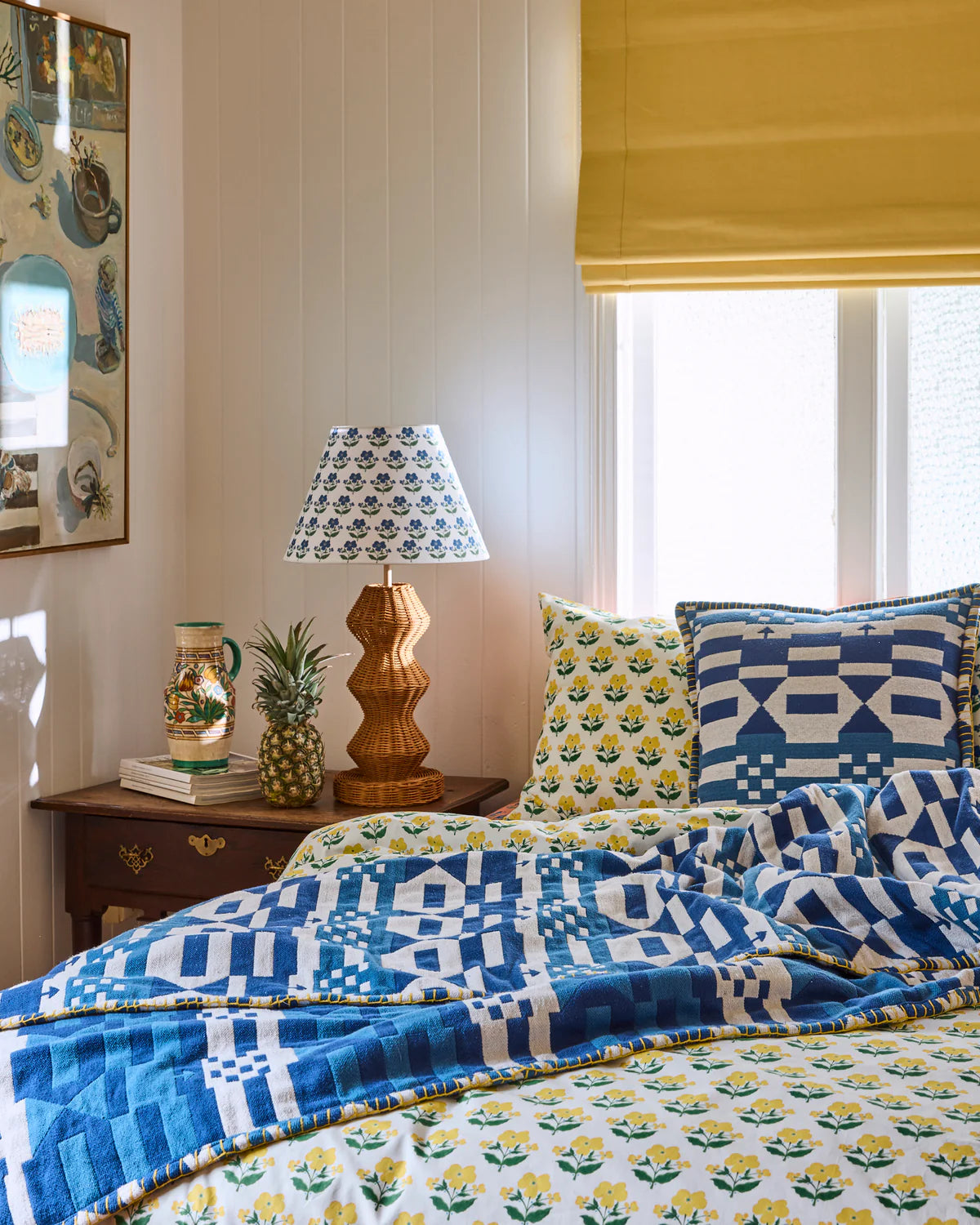 Kip & Co X Anna Spiro Tik Tak Woven Cushion