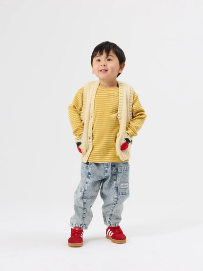 Goldie + Ace Apple Pocket Knit Vest