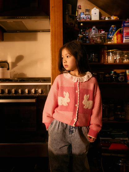 Goldie + Ace Bunny Knit Cardigan