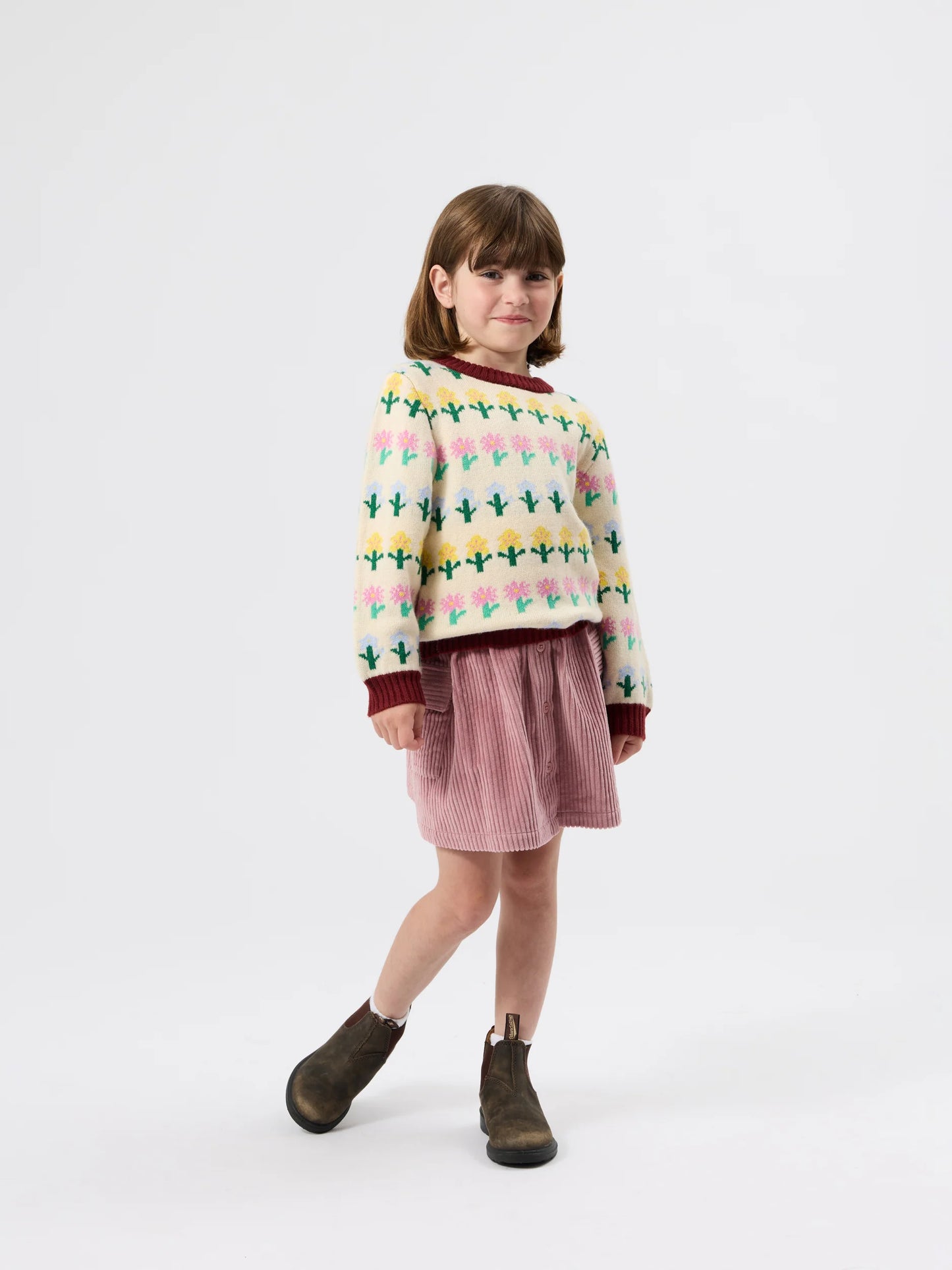 Goldie + Ace Flower Garden Knit Jumper