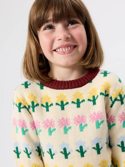 Goldie + Ace Flower Garden Knit Jumper