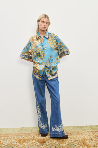 Alemais Cassie Silk Shirt