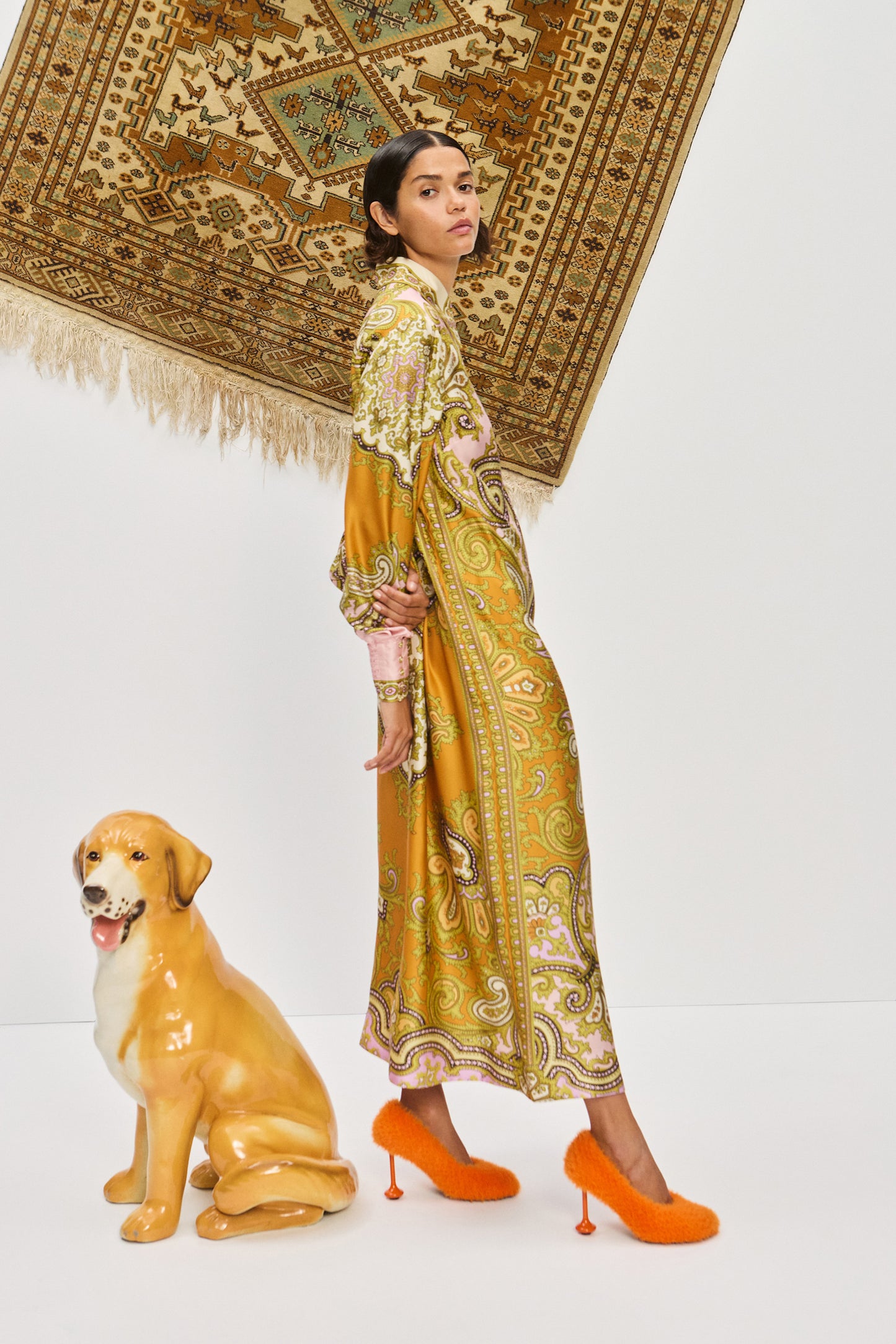 Alemais Clemenza Silk Shirtdress