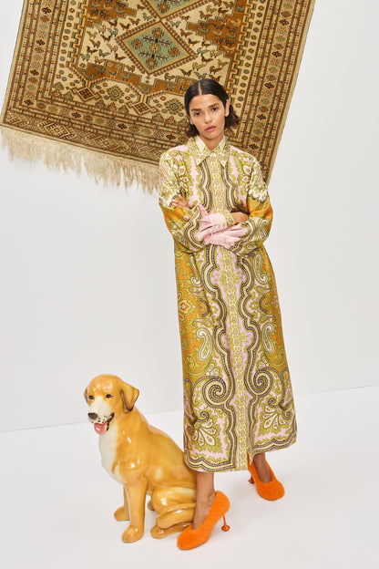Alemais Clemenza Silk Shirtdress